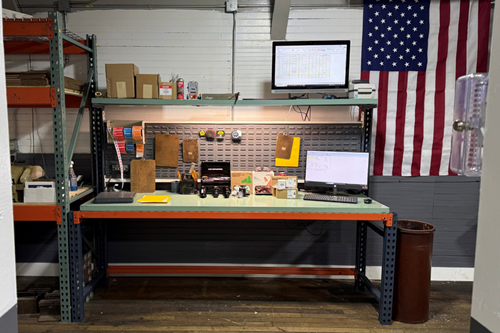  Used ASI Steel Top Pallet Rack Workbenches